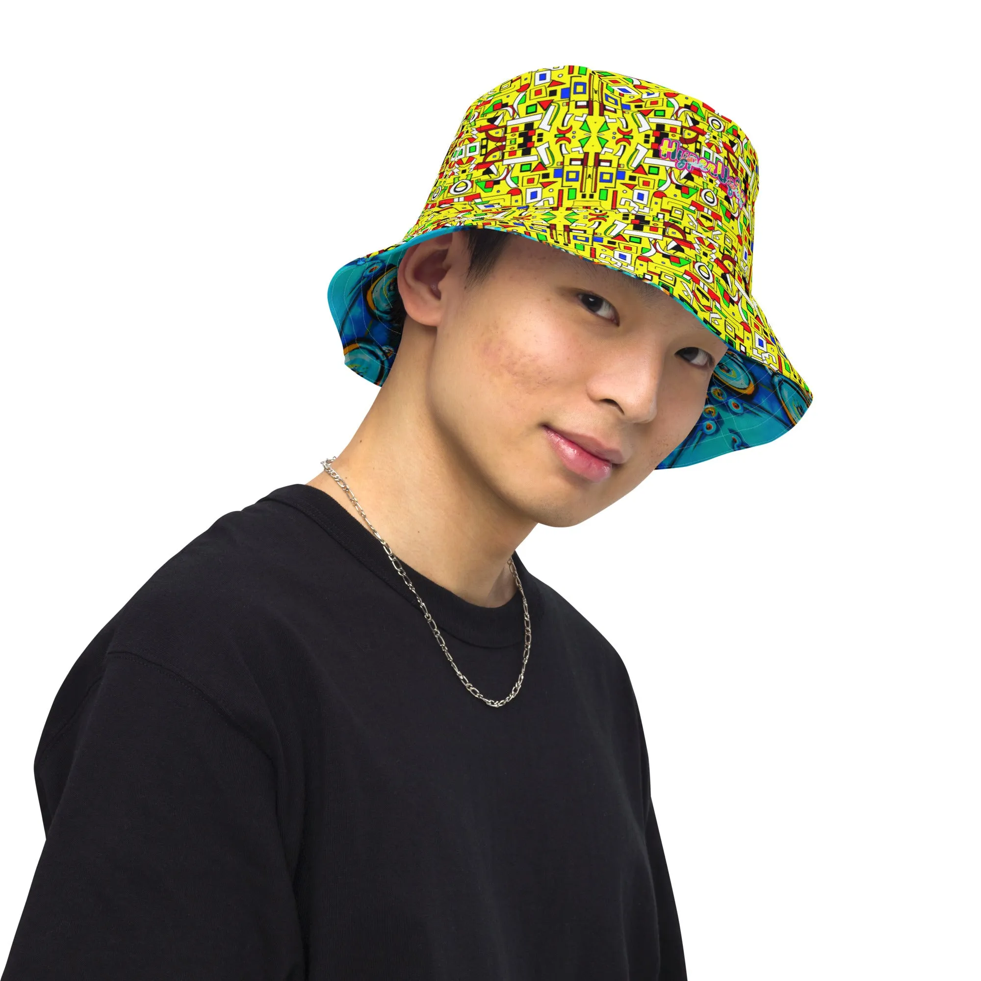 7 Bucket hat - Keith Squarepants variation