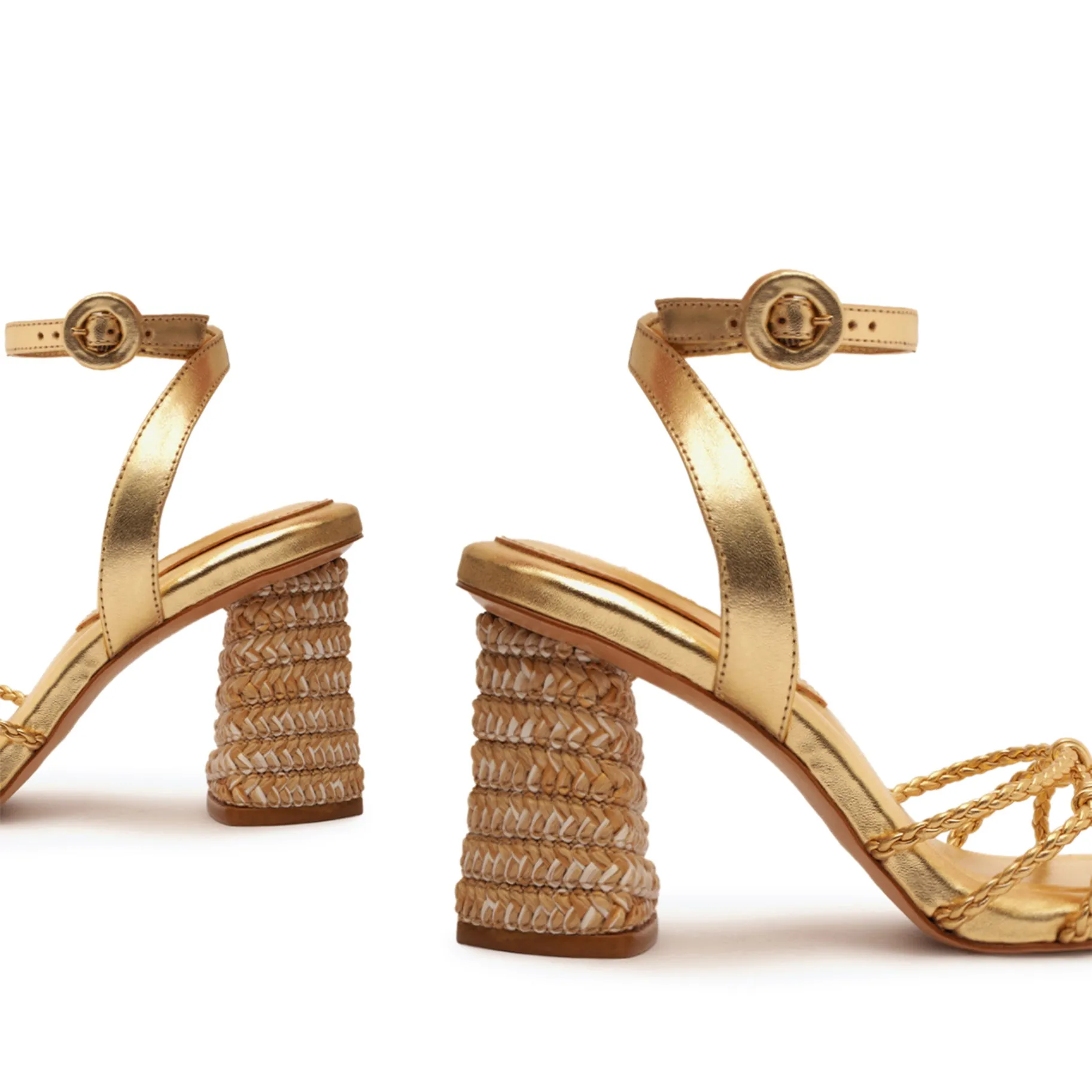 Amara Nappa Metallic Sandal