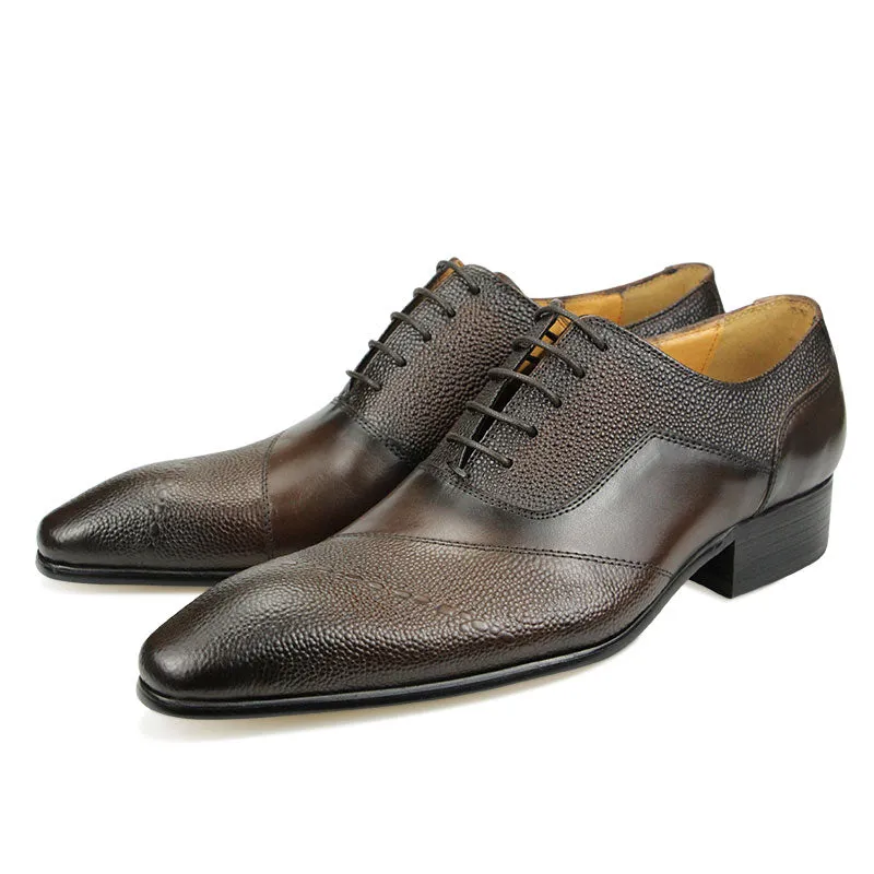 Aubino  - Luxury Men's Business Cap Toe Oxford Dress Shoes