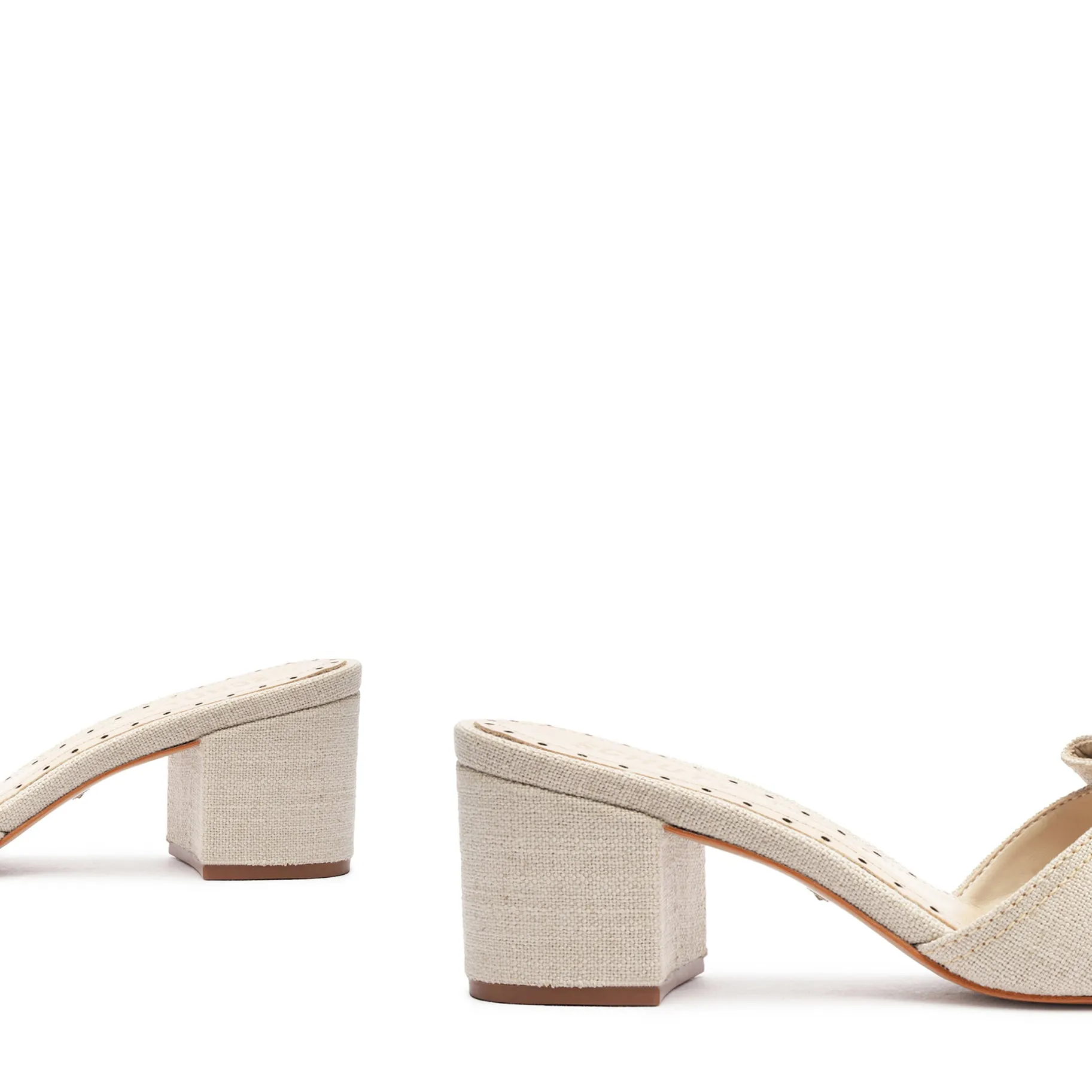 Brienne Linen Sandal