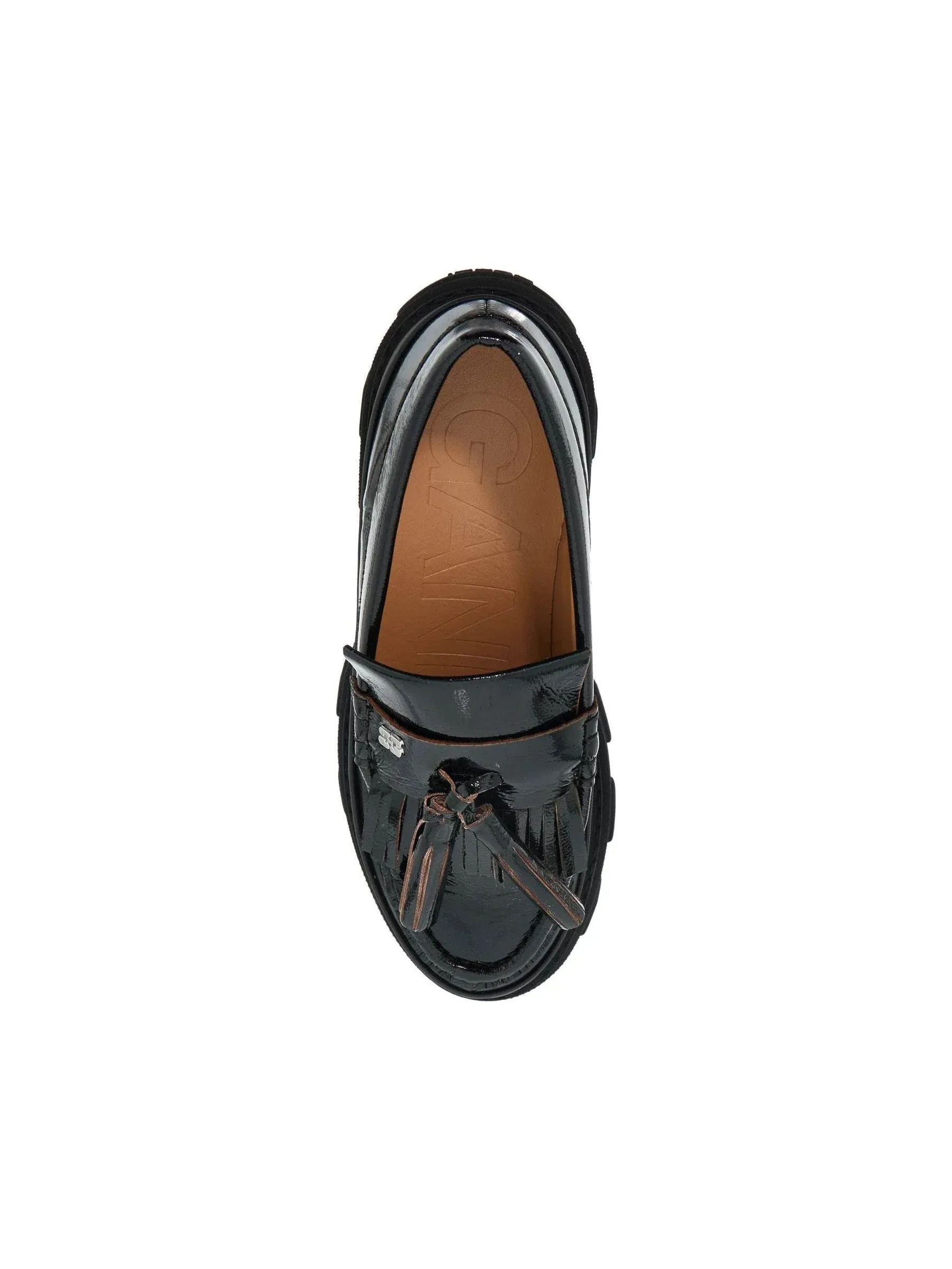 Cleated Chunky Leather Loafers