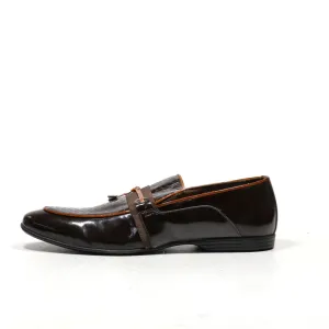 Dukan'S Loafers Leather Brown Colour For Men