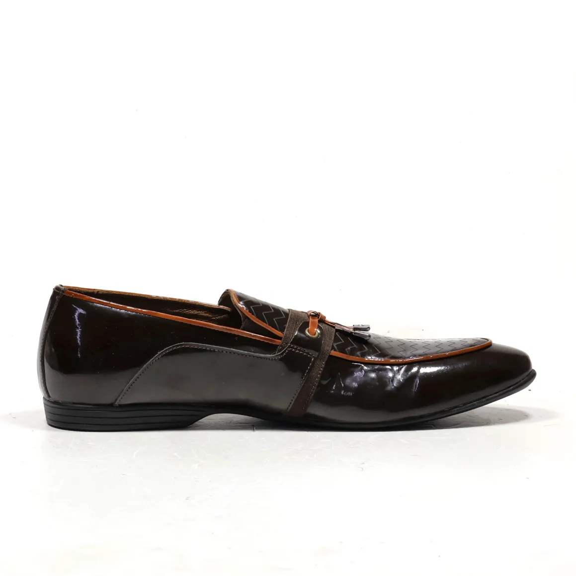 Dukan'S Loafers Leather Brown Colour For Men