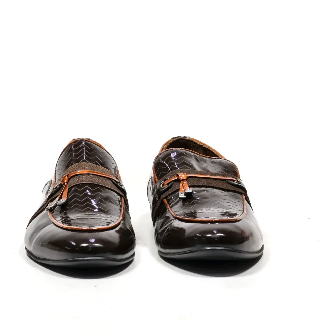 Dukan'S Loafers Leather Brown Colour For Men