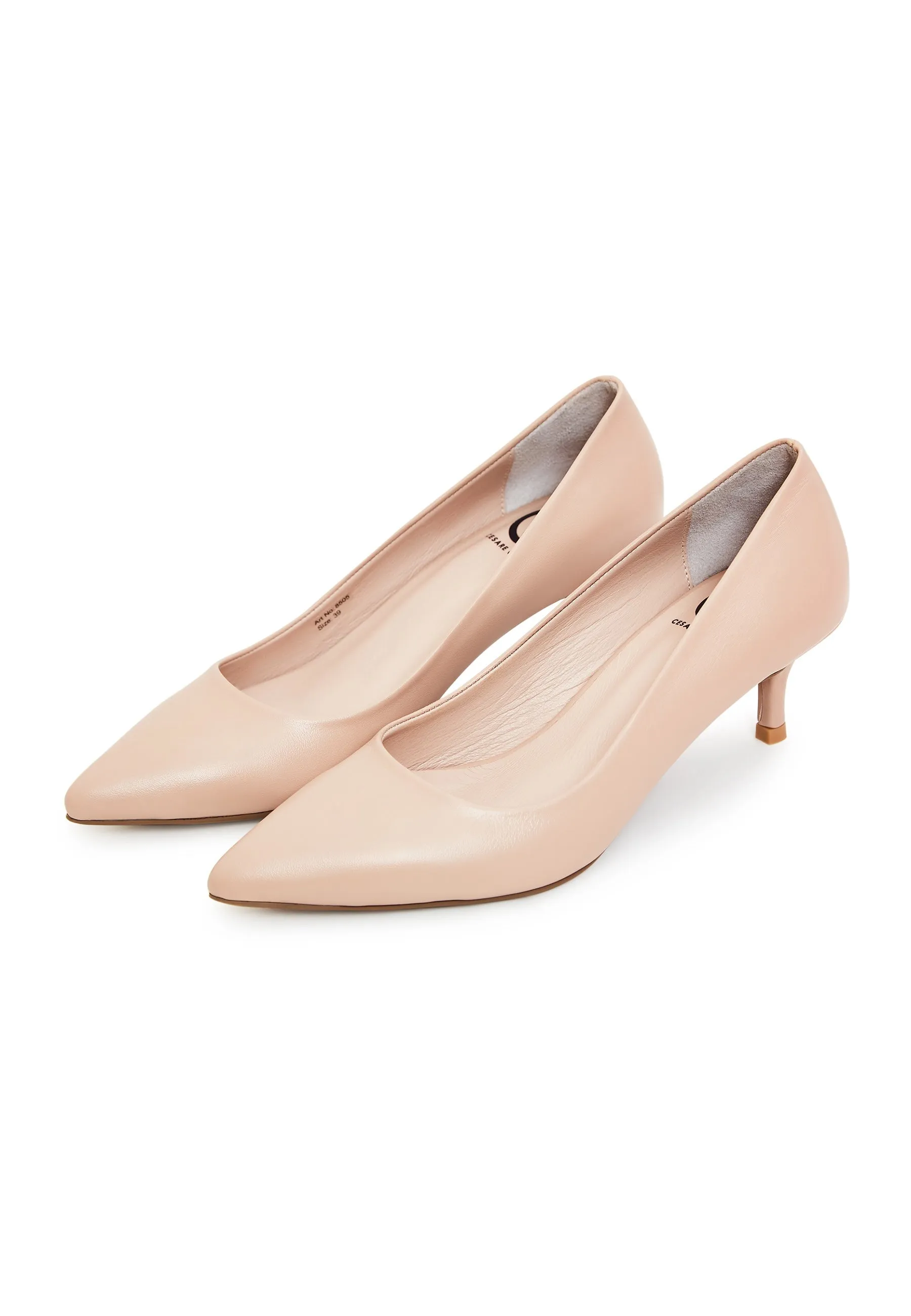 Elegant Luxe Pumps - Beige