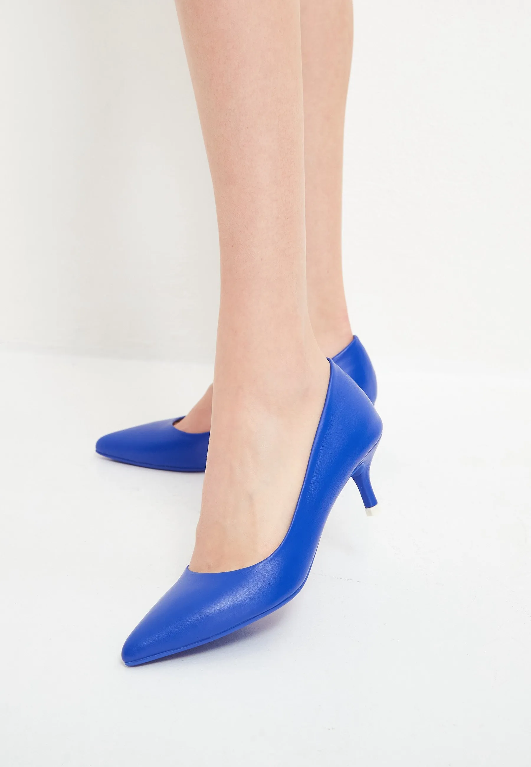 Elegant Luxe Pumps - Blue