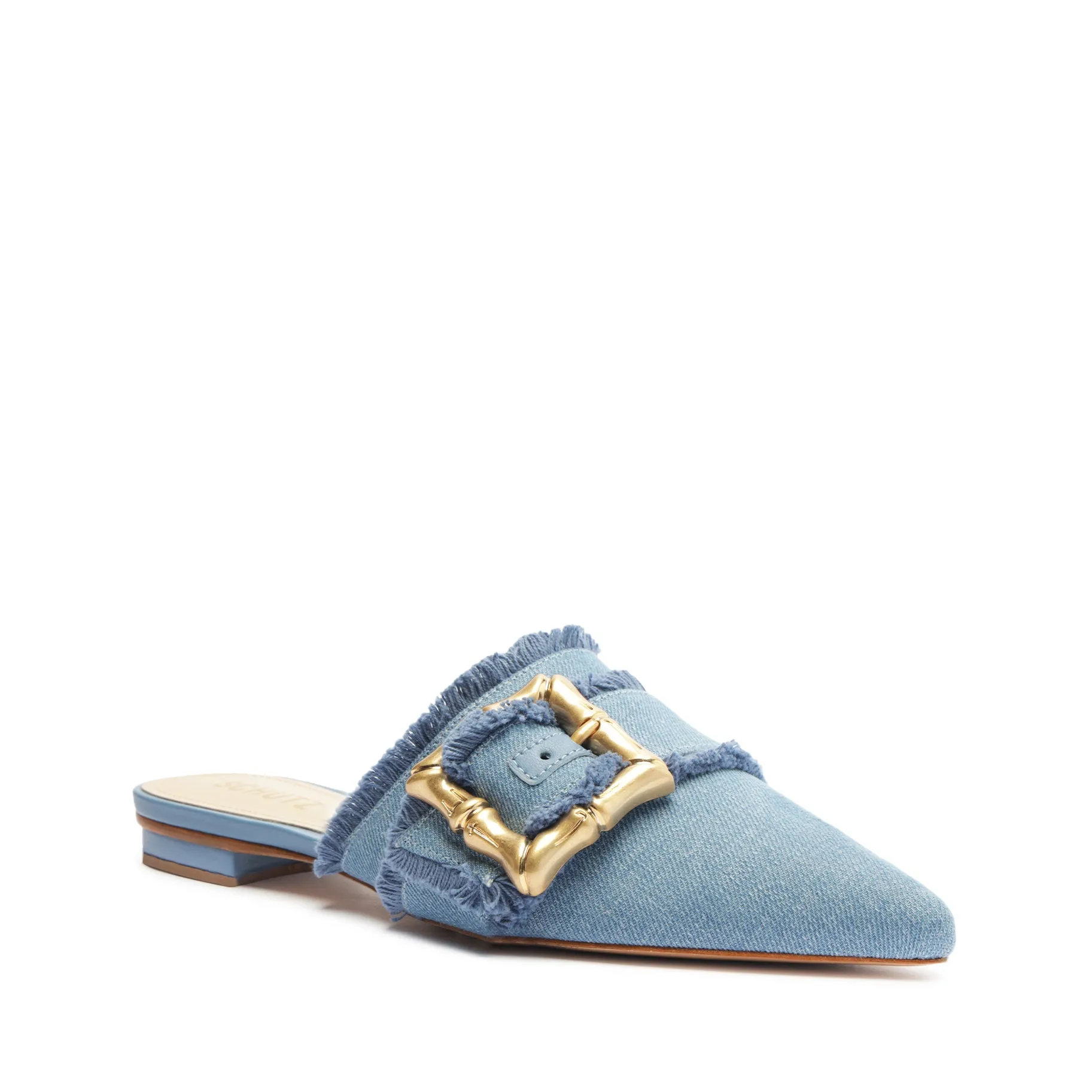 Enola Mule Denim Flat