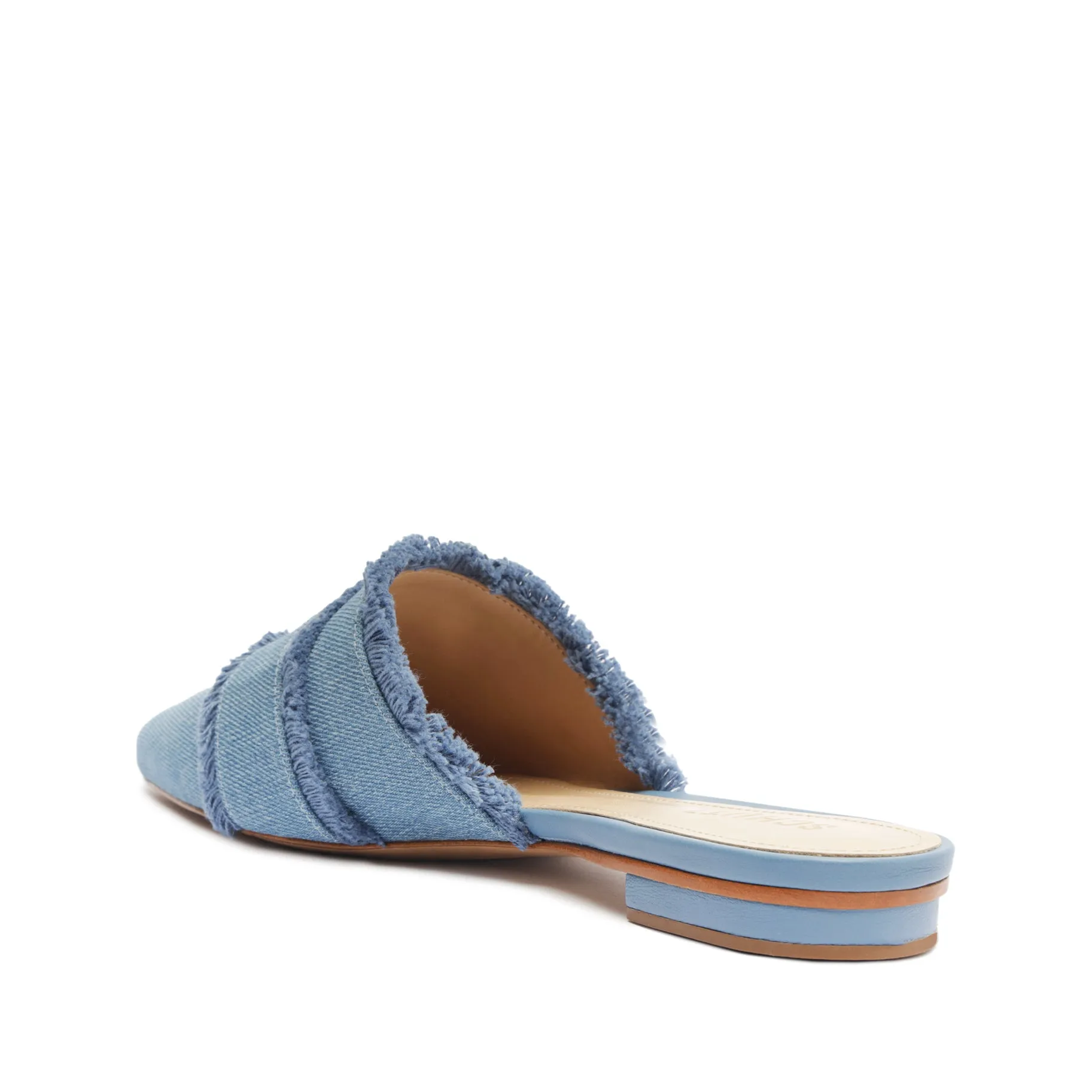 Enola Mule Denim Flat