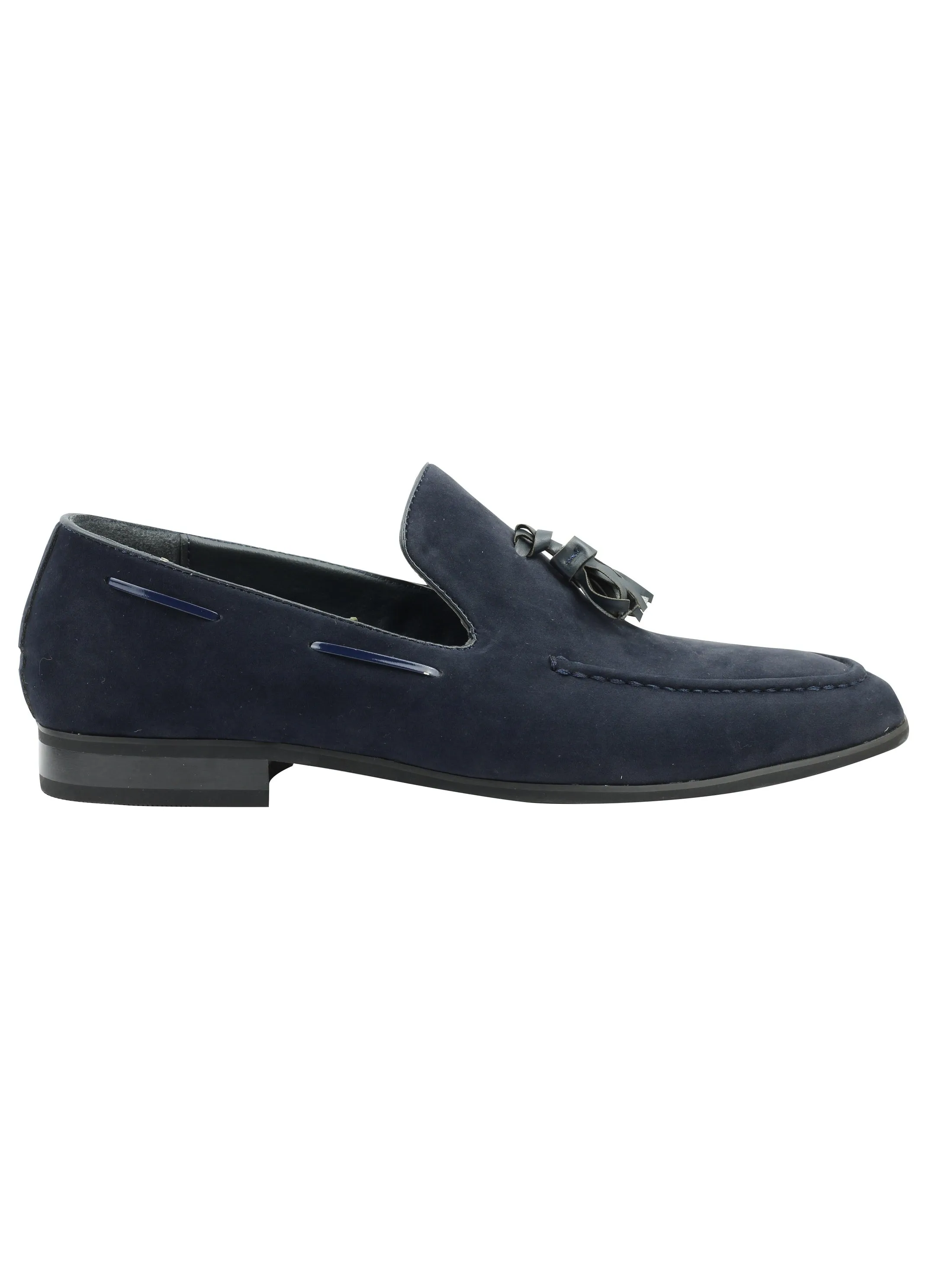 Faux Suede Leather Tassel Loafers