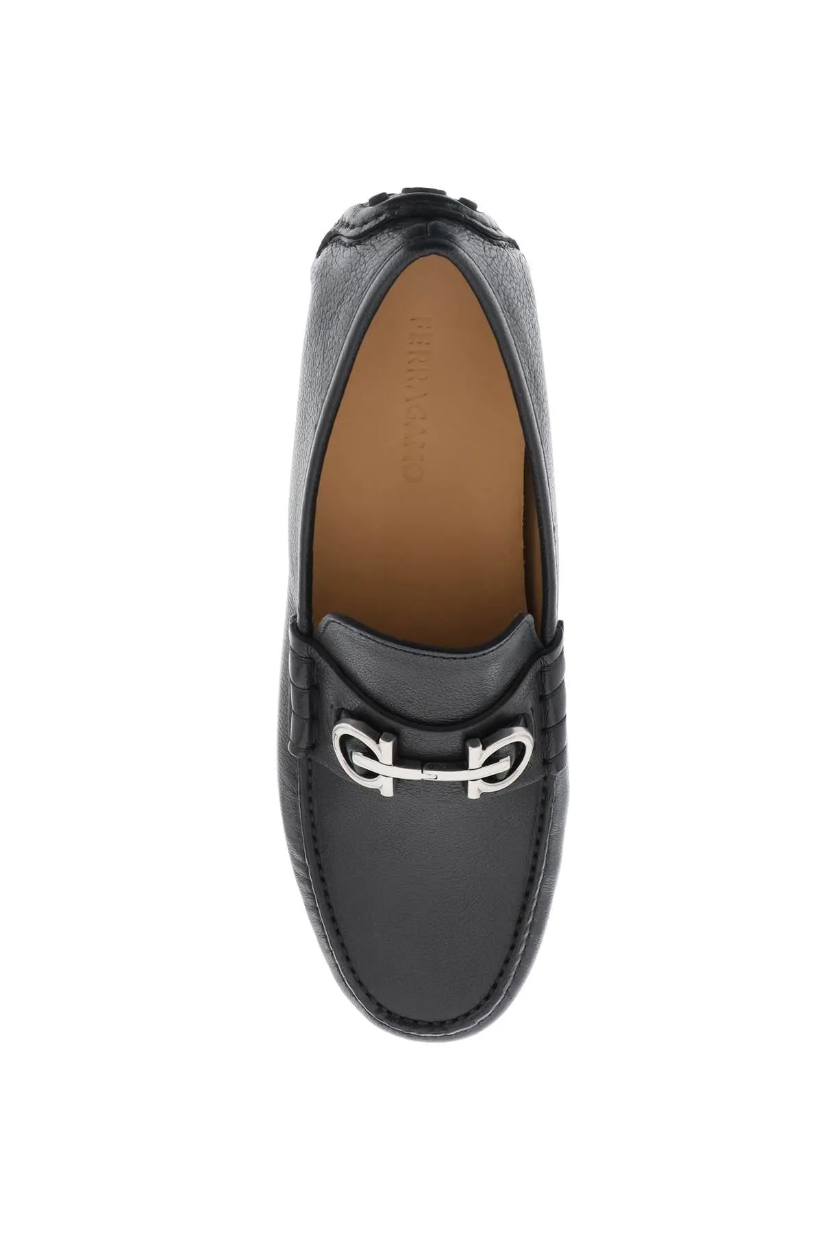 Ferragamo Loafers With Gancini Detail