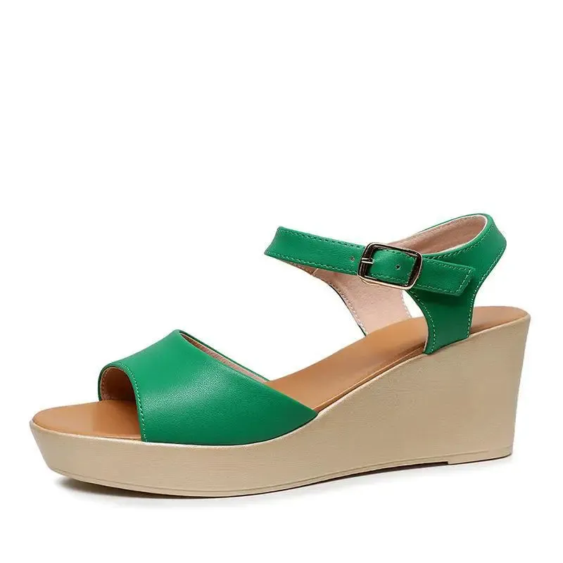 Funki Buys | Shoes | Women's Wedge Heel Summer Sandals