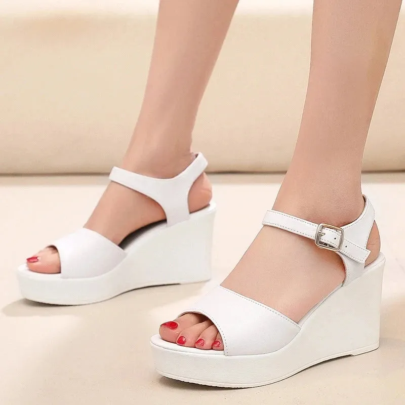 Funki Buys | Shoes | Women's Wedge Heel Summer Sandals