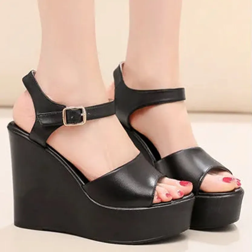 Funki Buys | Shoes | Women's Wedge Heel Summer Sandals