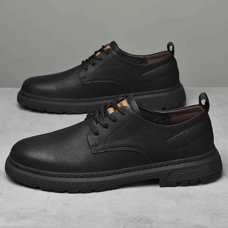 GE212 Men's Leather Oxford Classic Formal Footwear Casual Shoes