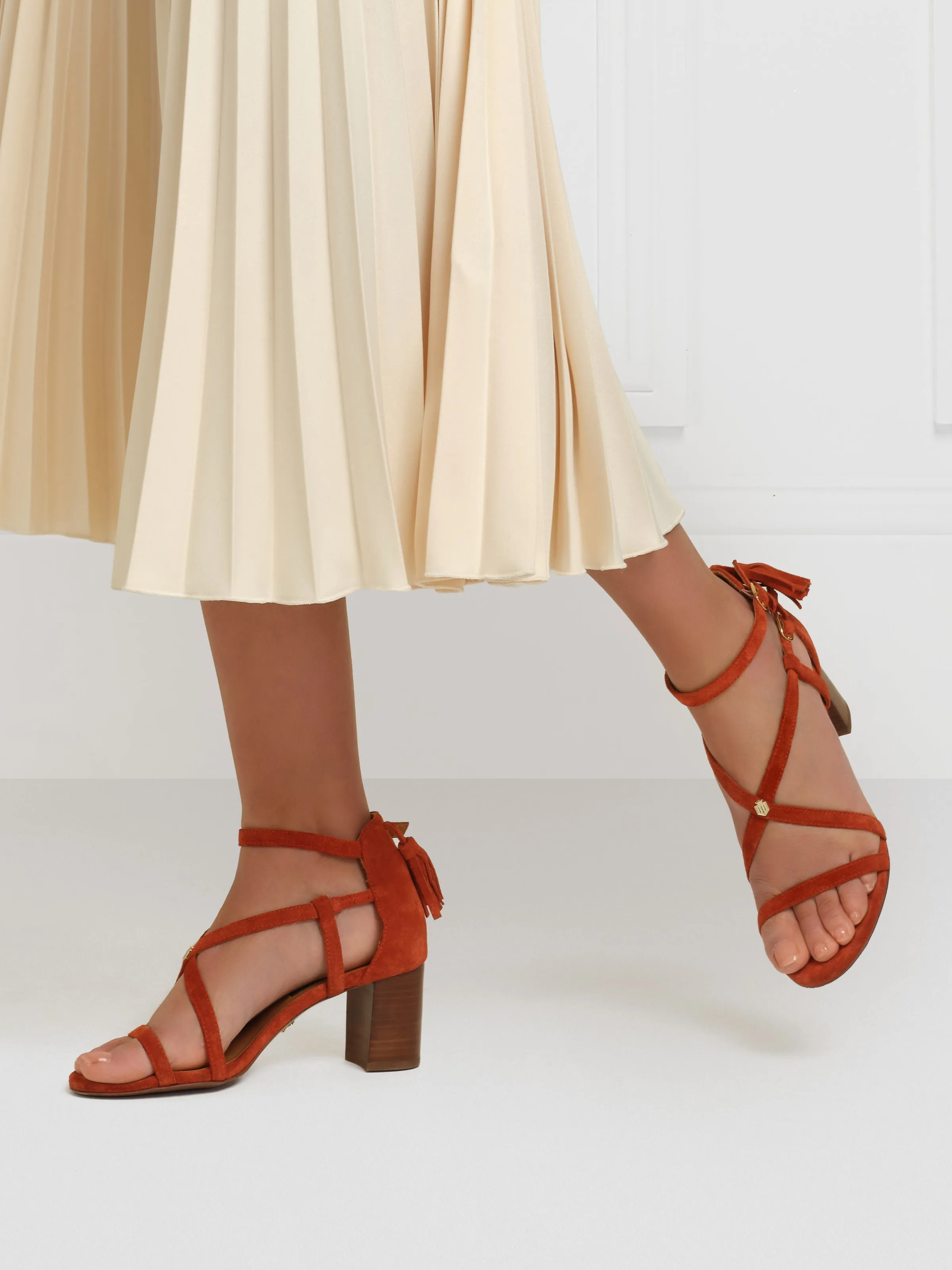 Heeled Brancaster - Sunset Orange