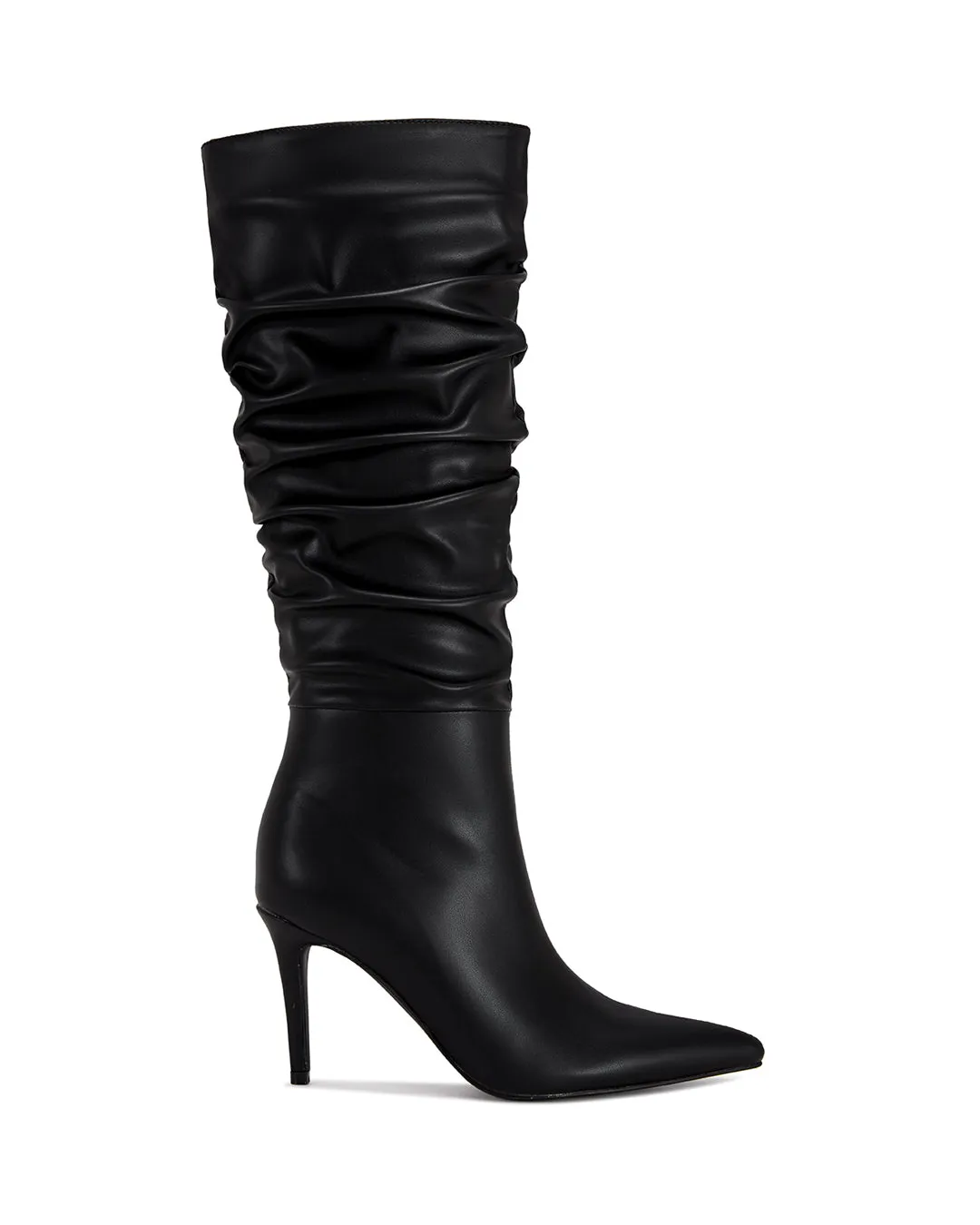 Maia Crinkled Knee High Boot