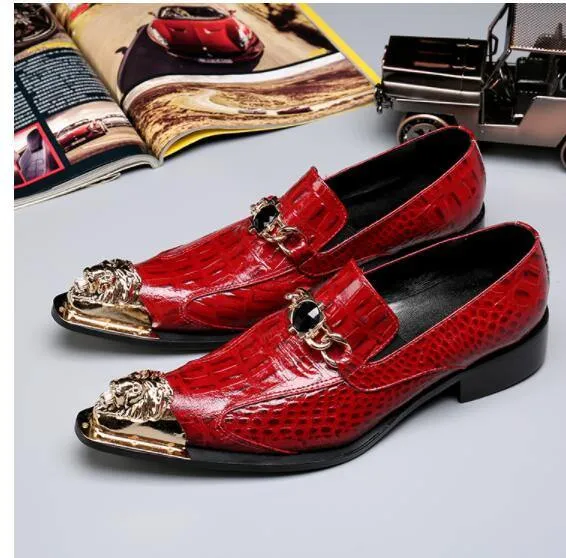 Seriously Red Men's Leather Dress Shoes