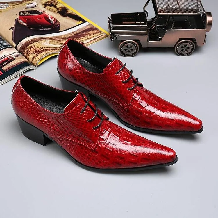 Seriously Red Men's Leather Dress Shoes