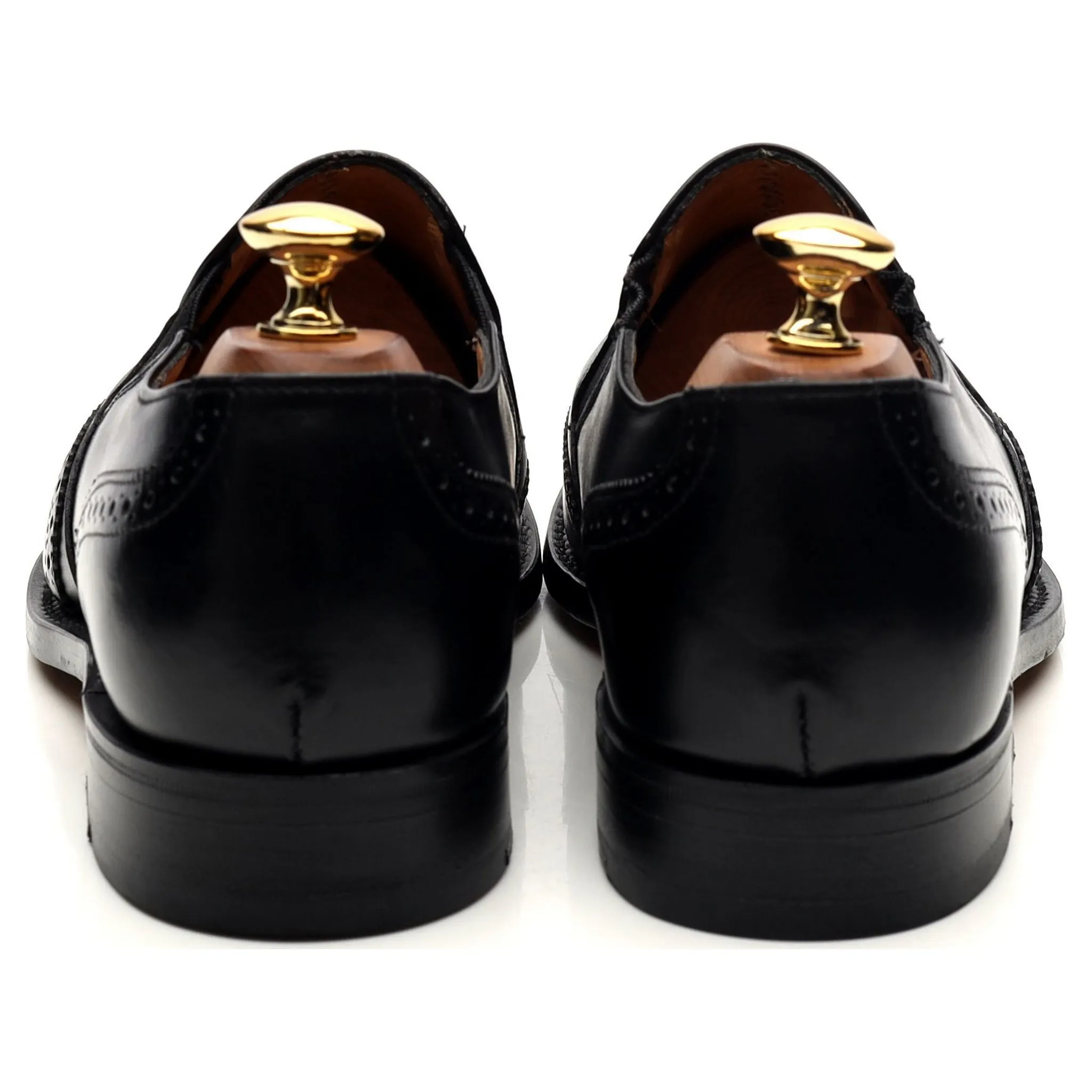 Shipton & Heneage 'Vienna' Black Leather Slip On Loafers UK 6 F