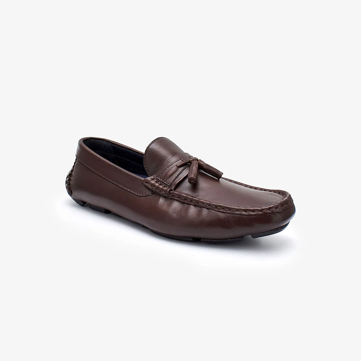 Tasseled  Leather Loafers