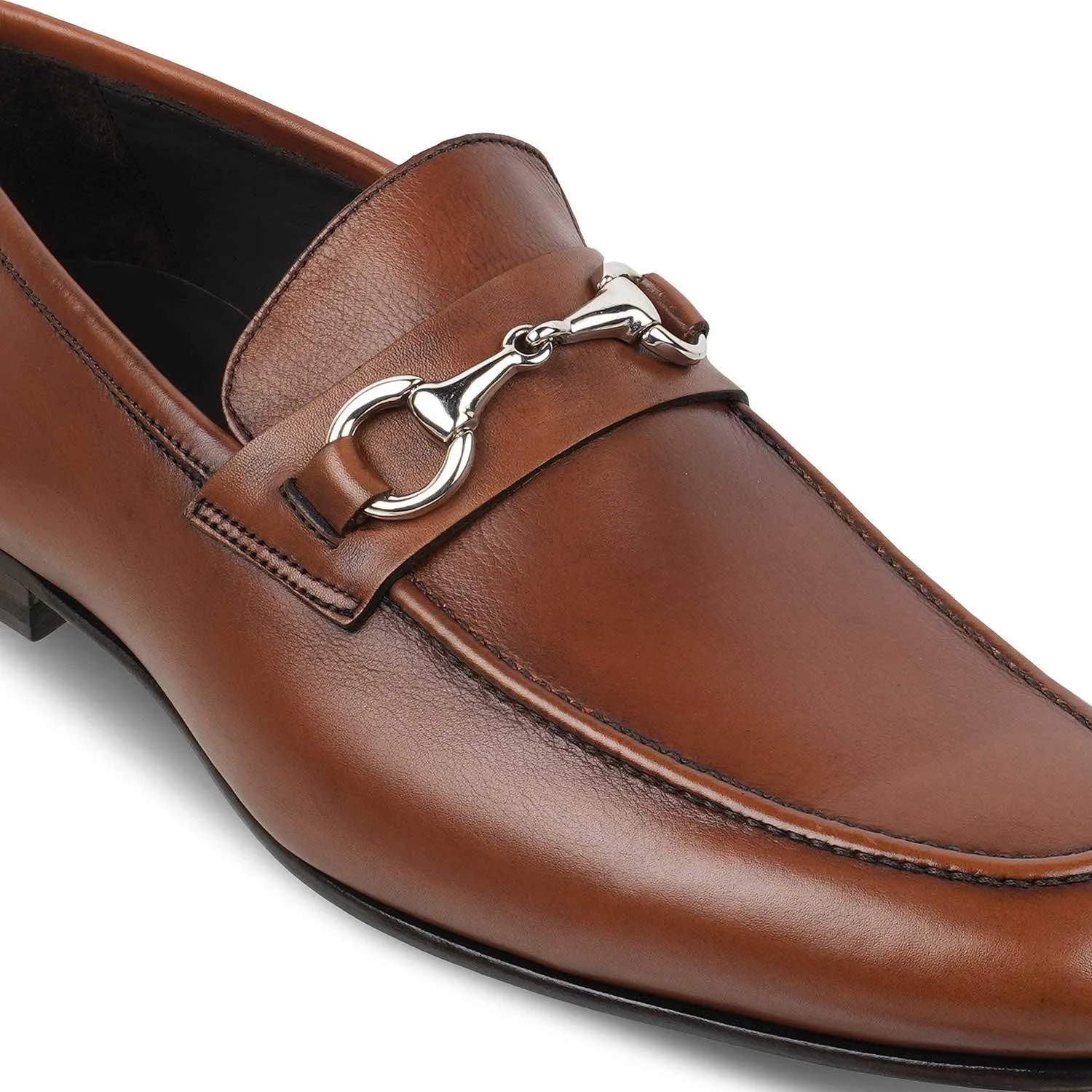 The Malco Tan Men's Handcrafted Leather Loafers Tresmode