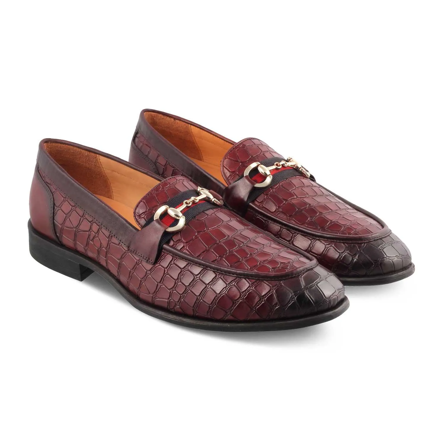 The Sweden Brown Men's Leather Loafers Tresmode