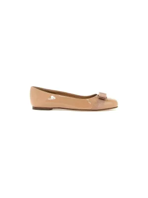 Varina Bow Leather Ballet Flats