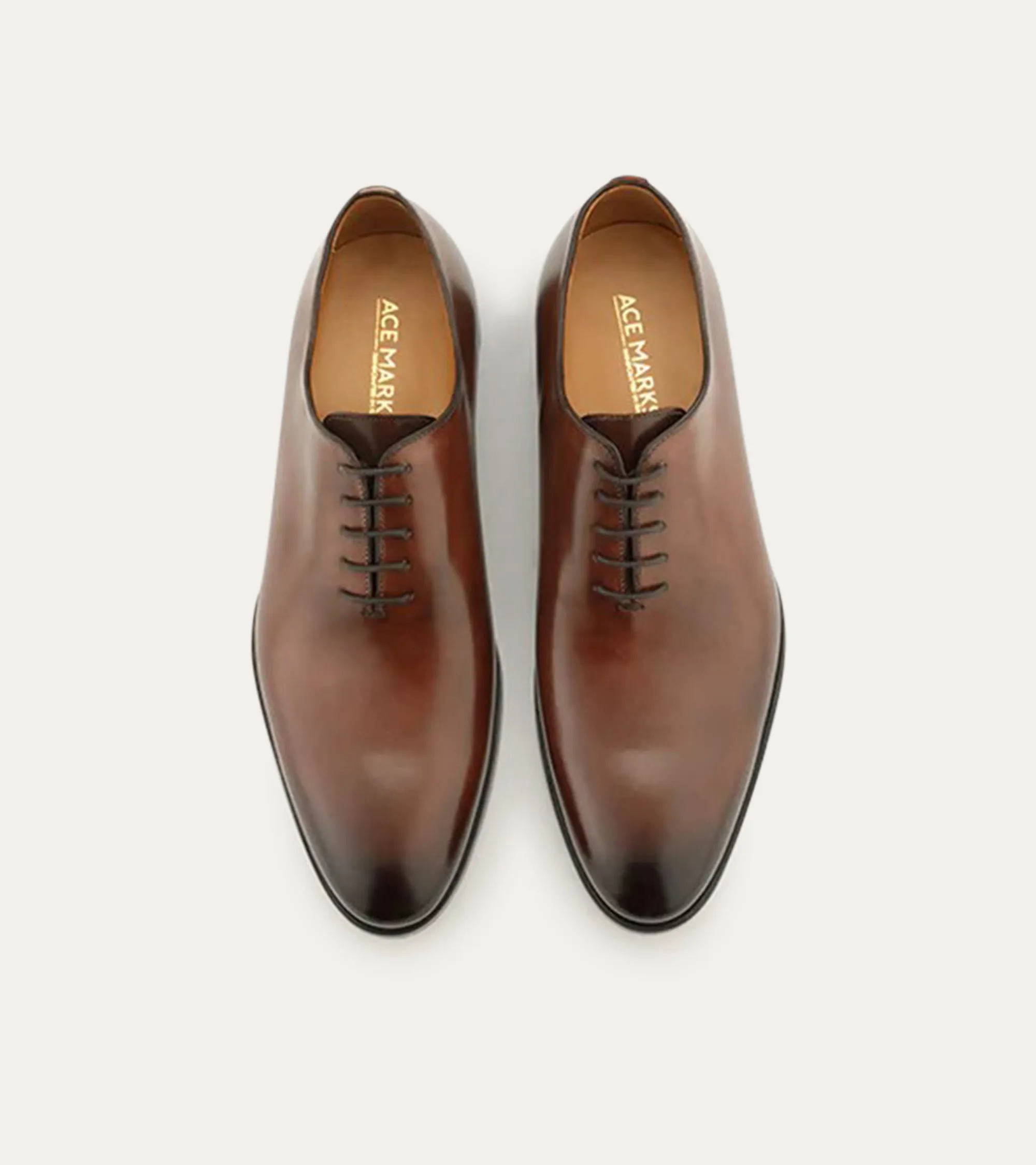 Wholecut Oxford Plain Toe Brown Antique